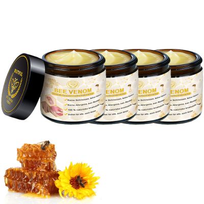 BIUTIFUL Bee Venom Skin Cream, 2024 New Bee Venom Psoriasis Cream, Beautiful Professional Bee Venom Correcting Cream for All Skin Types 1.69oz (4 Bottle)