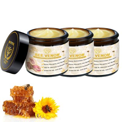BIUTIFUL Bee Venom Skin Cream, 2024 New Bee Venom Psoriasis Cream, Beautiful Professional Bee Venom Correcting Cream for All Skin Types 1.69oz (3 Bottle)