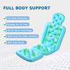 18.9 Widened Shoulder Full Body Bath Pillow for Bathtub,2.7 Ultra Thick Luxury Bath Pillow Cushion Bath Mat for Head and Neck Support with Laundry Bag,Body Brush and Foot File Callus Remover. view 2