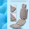 18.9 Widened Shoulder Full Body Bath Pillow for Bathtub,2.7 Ultra Thick Luxury Bath Pillow Cushion Bath Mat for Head and Neck Support with Laundry Bag,Body Brush and Foot File Callus Remover. view 4