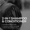 HommeFace 2-in-1 Hair Strengthening Shampoo + Conditioner for Men, 16.9 Fl. Oz. - Hair Thickening, Scalp Exfoliating, Volumizing for Reduced Shedding, Density & Shine view 2