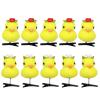 10Pack Cute Yellow Duck Hair Clips,Cute Duck Hair Clips,Duck Hair Clips For Hair,Cartoon Duck Animal Headwear,Soft Yellow Duck Hair Pins,Fun Animal Hair Clips for Kids Women,Easter Headdress view 1