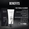 ABERA Nolan Daily Facial Cleanser for Men, Niacinamide + Zincsebum + Soy & Rice Bran Extract, Oil Control & Pore Purifying Face Wash, Refreshing Gentle Cleanser for All Skin Types (3.38 fl oz) view 2