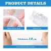 100PCS Shower Caps for Women Disposable, Large Shower Cap for Long Hair, Waterproof Plastic Shower Caps Disposable for Shower, Salon, Travel & Disposable Shower Caps for Sourdough view 2