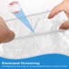 100PCS Shower Caps for Women Disposable, Large Shower Cap for Long Hair, Waterproof Plastic Shower Caps Disposable for Shower, Salon, Travel & Disposable Shower Caps for Sourdough view 4