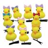 10Pack Cute Yellow Duck Hair Clips,Cute Duck Hair Clips,Duck Hair Clips For Hair,Cartoon Duck Animal Headwear,Soft Yellow Duck Hair Pins,Fun Animal Hair Clips for Kids Women,Easter Headdress view 1