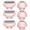 Mermaid-Style Electric Shaver Head Accessories for Women  2-in-1 Epilator Razor Heads (3 pairs of replacement heads) view 1