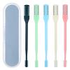 oruola 5Pcs Nasal Hair Cutter,Nose Hair Trimmer Manual,2-in-1 Nasal Hair Cutter Manual with Cleaning Brush,Upgrade Manual Nasal Hair Cutter,360 Rotating Nose Nasal Hair Trimmer Women Men,5 Colors view 1