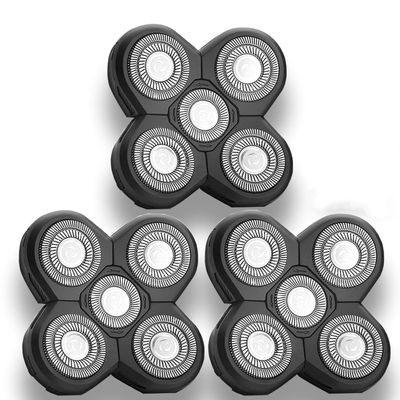 3 Pack Shaver Replacement Blades Compatible with F-ree-bird Head Shaver Kit, 5 Blades Shaver Replacement Heads for Bald Men, Ruixin Replacement Blades for Flex-series Electric.