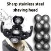 3 Pack Shaver Replacement Blades Compatible with F-ree-bird Head Shaver Kit, 5 Blades Shaver Replacement Heads for Bald Men, Ruixin Replacement Blades for Flex-series Electric. view 3