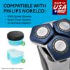 IMPRESA Electric Razor Cleaning Solution - Pre-Mixed Razor & Shaver Cleaning Solution - Compatible with Philips Norelco Quick Clean Pod Cartridge & SmartClean - Beard Trimmer Cleaner - 34.2 Fl Oz view 4