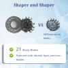 SH90 Replacement Rotary Heads for Philips Norelco Series 9000, New Version Replacement Shaver Head with double precision blades for Series S900, S8000 view 4