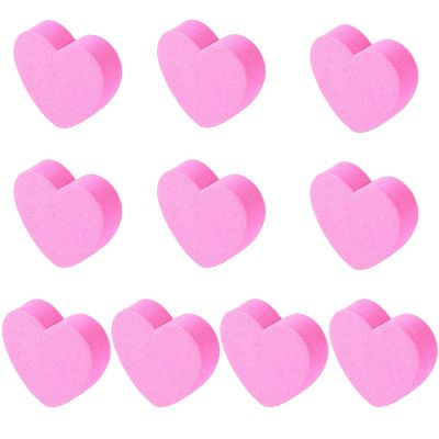 10 Pcs Heart Shaped Nail File Double Sided Nail Buffer Washable Nail Buffer Block Nail Buffer Strips Nail Manicure Tools