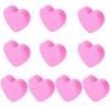 10 Pcs Heart Shaped Nail File Double Sided Nail Buffer Washable Nail Buffer Block Nail Buffer Strips Nail Manicure Tools view 1