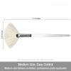 APPEARUS Natural Goat Hair Facial Mask Fan Brush - Soft, Gentle & Professional for Foaming, Exfoliating & Skincare Application (Medium) view 2