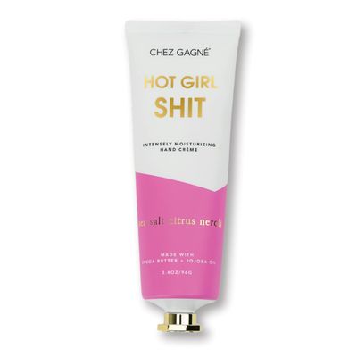 Chez Gagn Intensely Moisturizing Vegan Hand Cream, Jojoba Oil Cocoa Butter,Non-Greasy, Fast-Absorbing, USA - (3.4, Sea Salt, Citrus + Neroli - Hot Girl Shit)