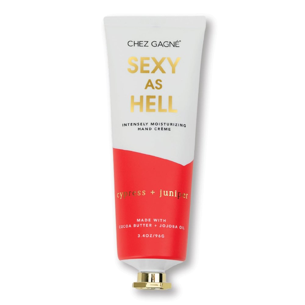 Chez Gagn Intensely Moisturizing Vegan Hand Cream, Jojoba Oil Cocoa Butter,Non-Greasy, Fast-Absorbing, USA - Hand Job, Anti-Granny Hands, Dew Me (3.4, Cypress + Juniper - Sexy as Hell)
