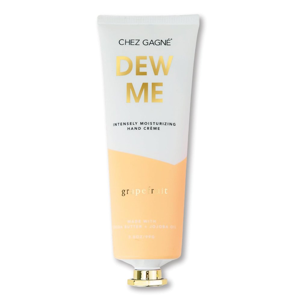 Chez Gagn Dew Me Hand Crme - Grapefruit Scented, 3.4oz, Intensely Moisturizing, No Parabens, Sulfates or Phthalates