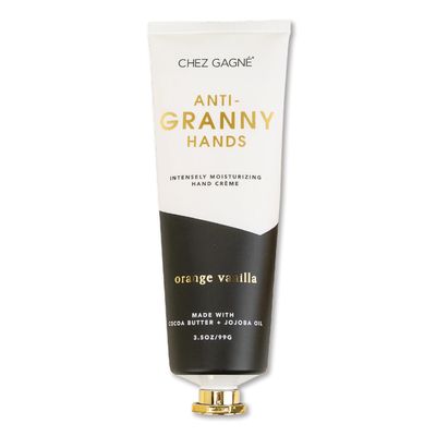 Chez Gagn Intensely Moisturizing Vegan Hand Cream (3.4oz) Jojoba Oil Cocoa Butter- Non-Greasy, Fast-Absorbing, Made In US - Anti-Granny Hands (3.4oz, Orange Vanilla)