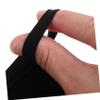 Didiseaon Self Tanning Mitt Applicator Glove Soft Flocked Material for Easy Lotion Application Reusable and Gentle Tanning Tool for Glow Chic Black Design for All Settings view 2