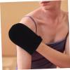 Didiseaon Self Tanning Mitt Applicator Glove Soft Flocked Material for Easy Lotion Application Reusable and Gentle Tanning Tool for Glow Chic Black Design for All Settings view 4
