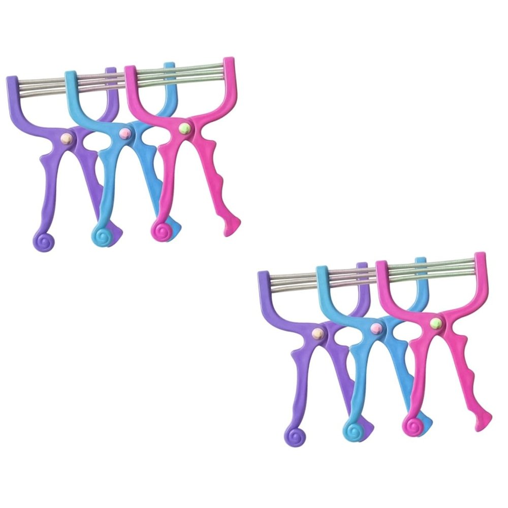 FOMIYES 6pcs Facial Hair Remover Portable Spring Epilators for Painless Face Hair Removal for Forehead Cheeks Upper Lip Chin Gentle Skin No Chemicals