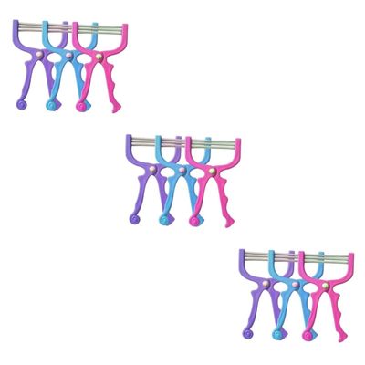 FOMIYES 9pcs Facial Hair Epilators Portable Spring Hair Removal Tool for Smooth Skin Painless for Women Men for Forehead Cheeks Upper Lip and Chin