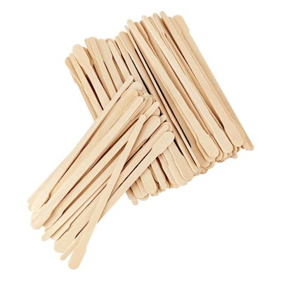 300 Pcs Wax Sticks, Wooden Waxing Sticks, Wax Strips, Eyebrow Wax Sticks, Small Waxing Applicator Sticks for Hair Removal, Facial, Smooth Skin (300 Pack)