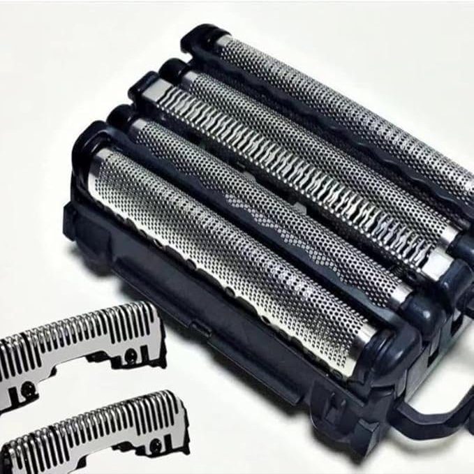 Replacement Arc5 Inner Blade Electric Razor for Panasonic ES-LV67-K + Replacement Outer Foil WES9173P,Men with Pop-up Trimmer Wet Dry 5-Blade Electric Razor Shaver Cutter Head Set ES-AM67-K