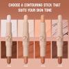 Dual-Ended Cream Contour & Highlight Stick - Water-Resistant Nose & Face Sculpting for Natural Definition, Longwear Blendable Makeup, All Skin Tones (Light Ivory & Warm Beige) view 4