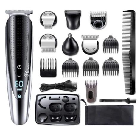 BJFSEAFN 5 in 1 Hair Clipper for Men, Wet and Dry Hair Clipper, Hair Cutting Machine