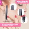 64Pcs Slanted Lash Tweezer for Women Men, Professional Stainless Steel Tweezers High Precision Tweezers Bulk for Ingrown Hair Removal Eyelash Extension Plucking Blackhead view 2