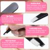 64Pcs Slanted Lash Tweezer for Women Men, Professional Stainless Steel Tweezers High Precision Tweezers Bulk for Ingrown Hair Removal Eyelash Extension Plucking Blackhead view 3