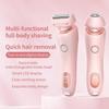 Glide Pro 3.0 2 in 1 Wet & Dry Electric Waterproof Razor, Painless Hair Removal, Removable Head for Bikini, Legs, Arms, Underarm (Blue) view 2