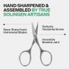 GERMANIKURE Professional Nail Cutter Scissors - FINOX Stainless Steel Nail Scissors - Curved for Nail Tips - Manicure Tools in Cork Case - Ethically Made in Solingen Germany - 4704 view 2
