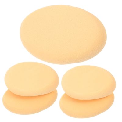 WOONEKY 5pcs Wet Dry Powder Puff for Cream Liquid and Foundation Soft Oval Makeup Tools Gentle and Eco-friendly Beauty Applicators Women