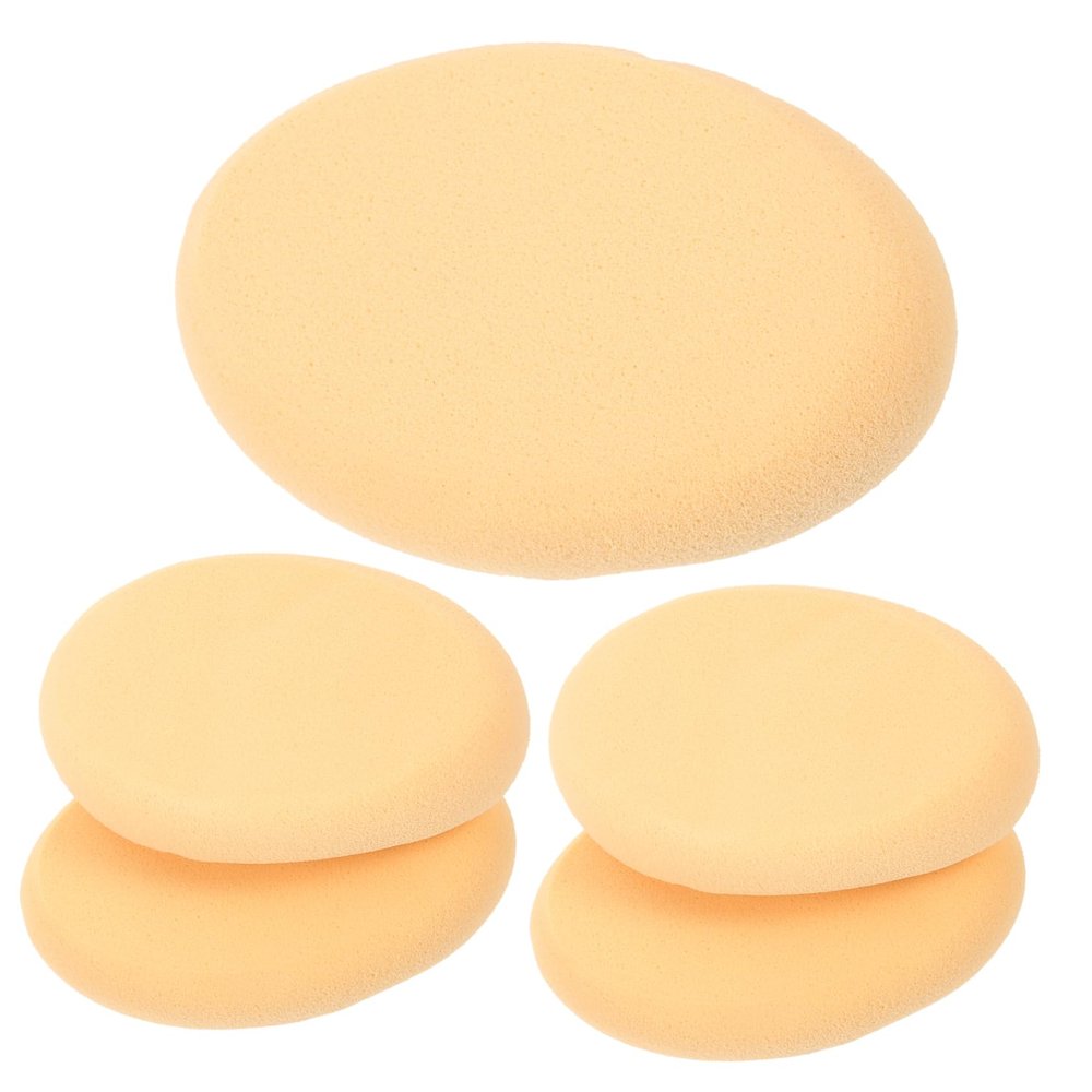 WOONEKY 5pcs Wet Dry Powder Puff for Cream Liquid and Foundation Soft Oval Makeup Tools Gentle and Eco-friendly Beauty Applicators Women
