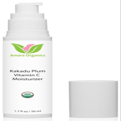 Amara Organics Kakadu Plum Vitamin C Moisturizer Face Cream - USDA Certified Organic - 1.7 fl oz