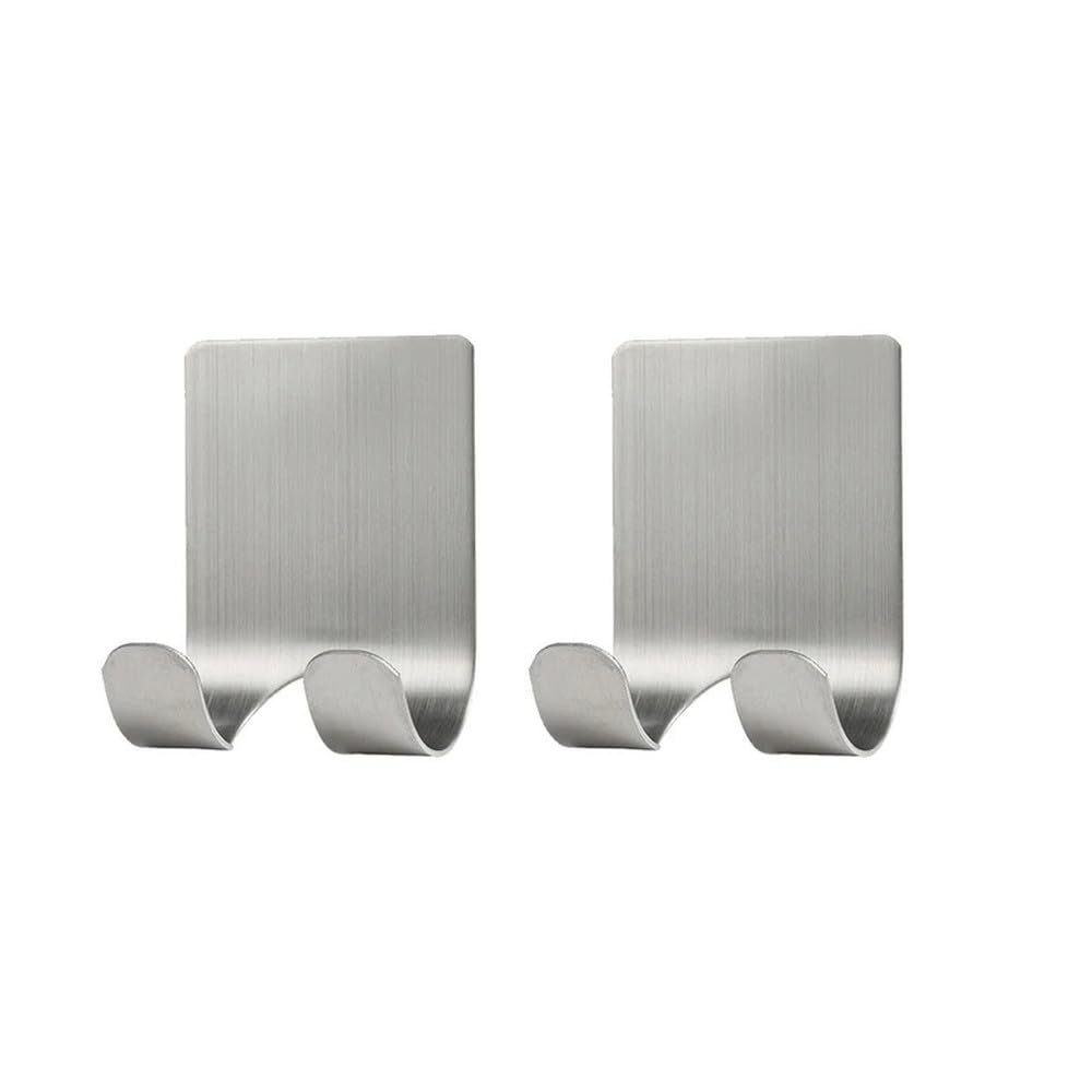 UJNHGQ 304 Stainless Steel Razors Holder No-Punch Bathroom Men Shaving Shaver Razor Stand Shelf Razor Storage Rack Bathroom Organizer,2pcs,1