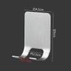 UJNHGQ 304 Stainless Steel Razors Holder No-Punch Bathroom Men Shaving Shaver Razor Stand Shelf Razor Storage Rack Bathroom Organizer,2pcs,1 view 2