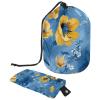 EVANLinsim Drawstring Makeup Bag Large Cosmetic Bag Travel Toiletry Bag Waterproof Make Up Organizer for Women Girls, Vintage Florals view 1