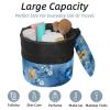 EVANLinsim Drawstring Makeup Bag Large Cosmetic Bag Travel Toiletry Bag Waterproof Make Up Organizer for Women Girls, Vintage Florals view 2