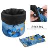 EVANLinsim Drawstring Makeup Bag Large Cosmetic Bag Travel Toiletry Bag Waterproof Make Up Organizer for Women Girls, Vintage Florals view 4
