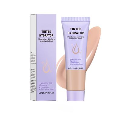 KUQAA Tinted Moisturizer  Natural, Long-Lasting Hydration for Flawless Skin | Brown Tint, 0.91 FLOZ (#1)