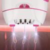 Electric Hair Removal Epilator, Rechargeable Detachable Head Fastest Removal Smooth Skin USB Chargeable Sensitive Areas Women Man Hair Trimmer for Face Legs Arms Armpit Bikini (Pink) view 2