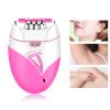 Electric Hair Removal Epilator, Rechargeable Detachable Head Fastest Removal Smooth Skin USB Chargeable Sensitive Areas Women Man Hair Trimmer for Face Legs Arms Armpit Bikini (Pink) view 4