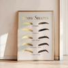 3 Pieces Framed Wall Art Brow Permanent Makeup Brow Shapes Poster PMU Brow Aftercare Prints Canvas Painting PMU Brow Styles Artwork for Brow Salon Decoration with Inner Frame view 4