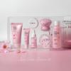 1 Pack Skin Care Set, Containing Facial Cleanser + Toner + Serum + Eye Cream+ Essence Cream+ Hair Clip + Facial Cleansing Brush + Hair Tie view 3