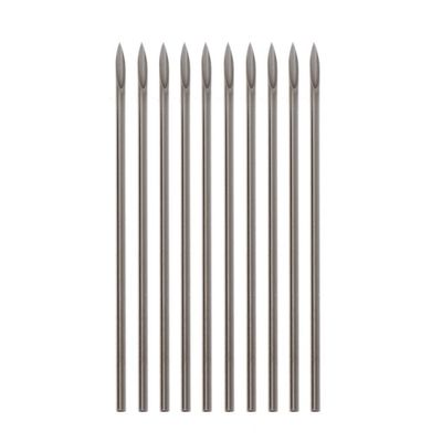 BOGEEL 10 Pieces Stainless Steel Body Piercing Needle Sizes 12g 13g 14g 15g 16g 18g 20g