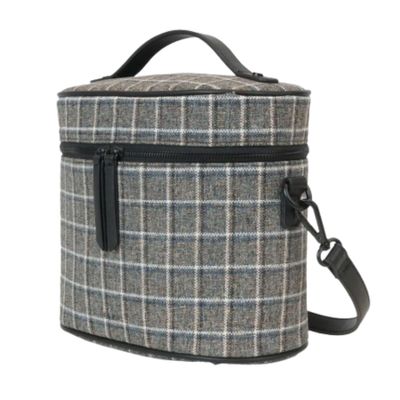 FAWN DESIGN The Train Case, Skin Care Makeup Bag with Adjustable Messenger Strap, Travel Toiletry Bag with 4 Elastic Band Holders, 5 Interior Pockets and 1 Zipper Pocket, 10x6x8 inches
